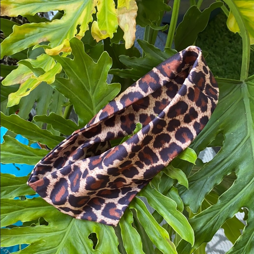 Cheetah Head Wrap